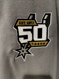 S. A. Spurs Port Authority 50th Anniversary Established 1973 Zipper Vest