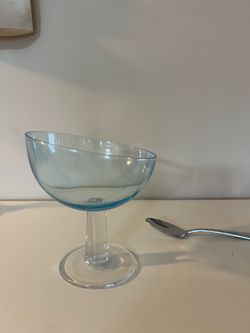 Cb2 Ice cream / champagne glasses set of 8