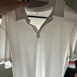 Large White Saks 5th Polo
