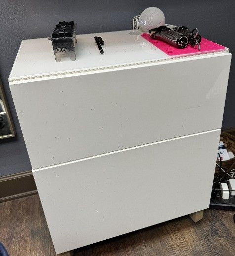 Two White Cabinets For Sale