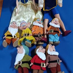 Vintage Snow White & the 7 dwarfs