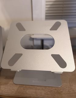 Laptop Stand, Adjustable Multi-Angle Riser (Silver)