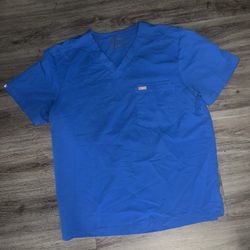 Figs Xl Royal Blue Top