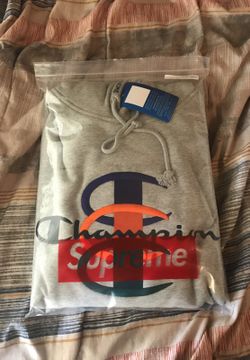 Supreme Champion jacket grey