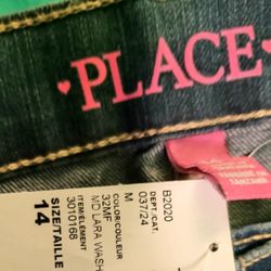Children's Place Girl Jeans 
14 NWT