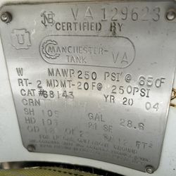 120 Pounds 28.6 Gallon Propane Tank With Regulator And Gauge 