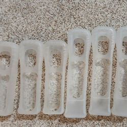 6 Nintendo Wii Silicon Clear Controller Cases 