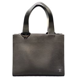 Louis Vuitton Black Epi Leather Handbag Shoulder Bag Classic Medium