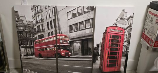 Canvas Wrapped London Artwork