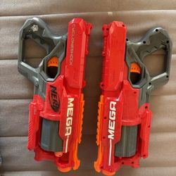 Nerf Mega Cycloneshock Blasters - 2 Pack