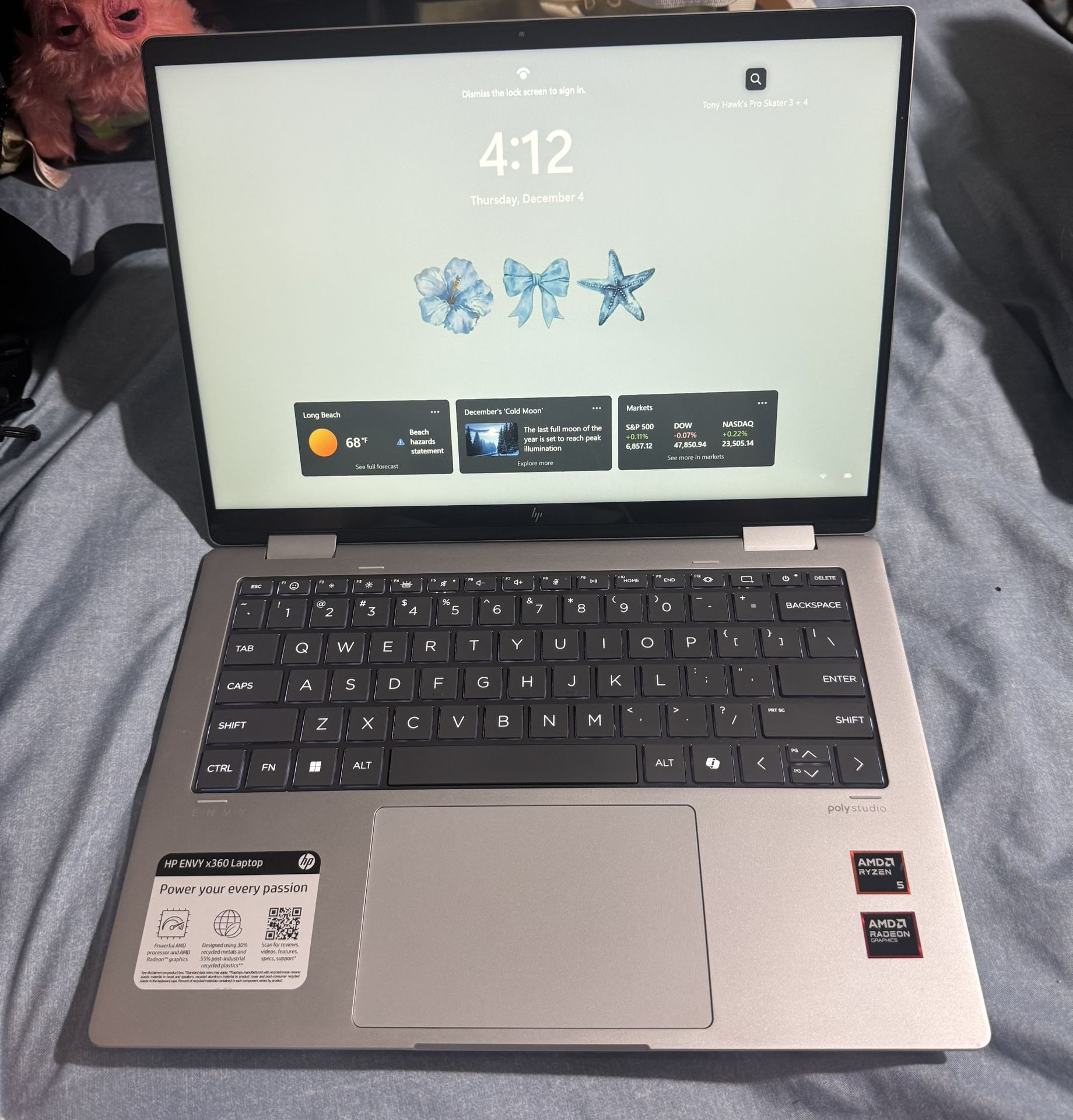 HP Envy 2-in-1 14” 2k Touch Screen Laptop