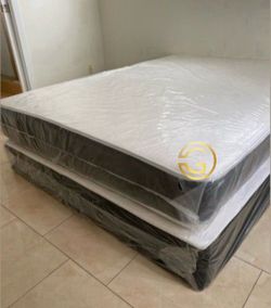 Queen Mattress Set $189 | Brand New