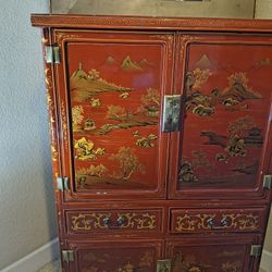 Armoire Dresser Cabinet With Picture (Very Expensive Japanese  ) Worth Thousands. 