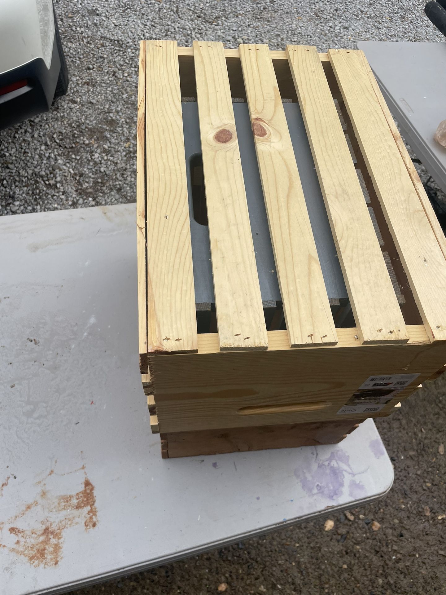 3 Wooden Crates 