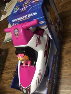 Baby Paw Patrol Push Ride On The Mighty Movie Skye's Mighty Jet Ride-On with Music & Sound Effects,