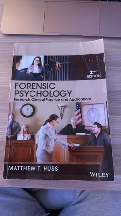 Forensic Psychology 2nd Edition Textbook