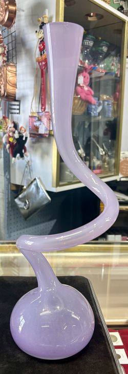 Norman Copenhagen twisted lavender vase