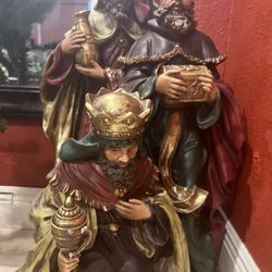 Three Kings Christmas Statue