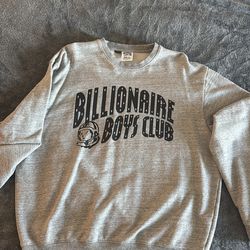 Billionaire Boys Club BBC Astronaut Crewneck Sweatshirt Gray Size XL Streetwear