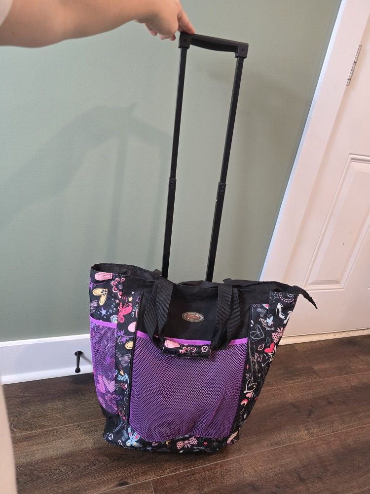 Olympia U.S.A. Fashionista Rolling Shopper Tote