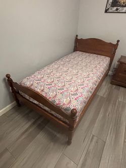 Ethan Allen twin bed frame