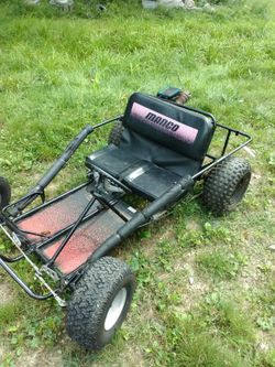 Don't need anything Manco go-cart goes on dirt or street