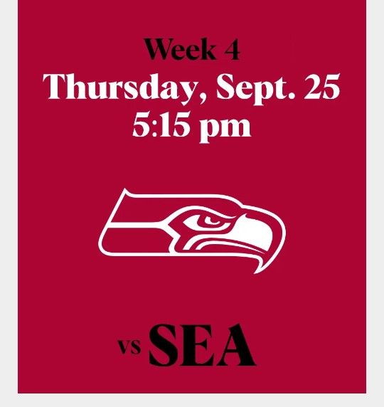 2 Tickets π«π« Left Arizona Cardinal Vs Seahawks No Parking π
ΏοΈ