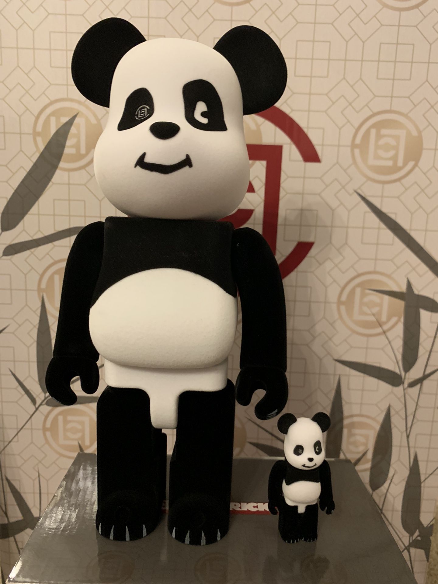 その他 MEDICOM TOY - CLOT x Be@rbrick Clot Panda 100% &amp; 400% BE@RBRICK x CLOT Panda 100% & 400% Original Bearbrick