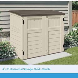 New 34 Cu Ft rOutdoor Storage Shed