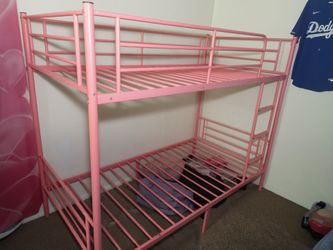 TWIN BUNK BEDS PINK