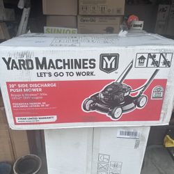 Brand New - Yard Machines 20 in. 125 cc OHV Briggs and Stratton Gas Walk Behind Push Lawn Mower... See more