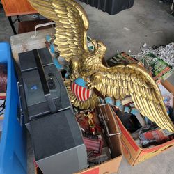 Large Vintage American Eagle Resin $35