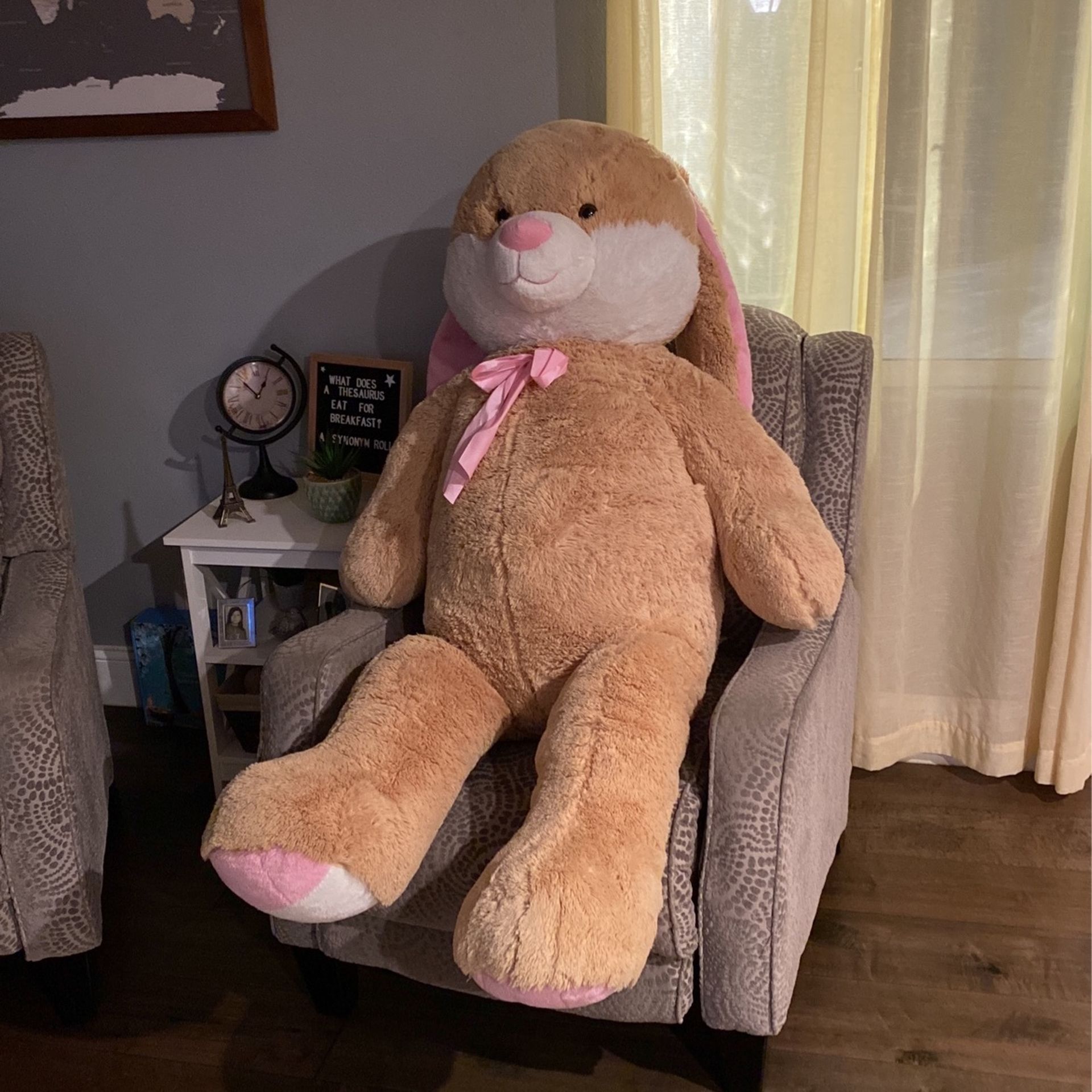 Giant Stuffed Bunny