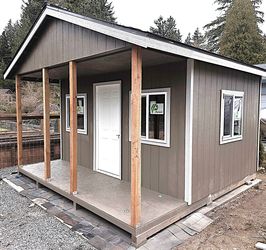 14x14 Storage Shed with verandah
