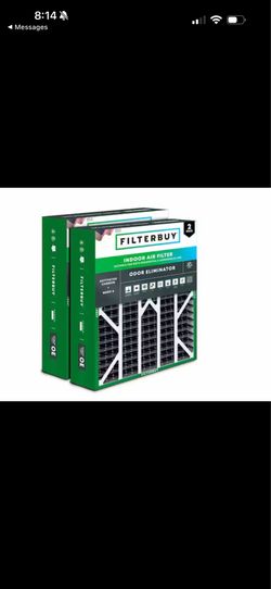 Filterbuy 20" x 25" x 6" MERV 10 (FPR 6) Pleated Air Filters (2-Pack)