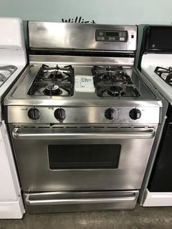 MAGIC CHEF STAINLESS STEEL NATURAL GAS STOVE