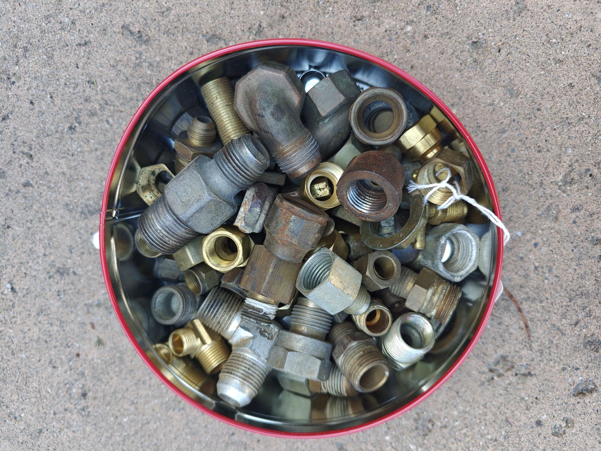 Brass Pipe Fittings Lot - Mostly Brass