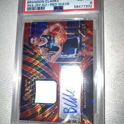 2019 PANINI SELECT ROOKIE JERSEY AUTOGRAPHS #BCL BRANDON CLARKE https://offerup.com/redirect/?o=UktFLkpTWS5BVQ==-RED WAVE ITEM GRADE NM-MT 8