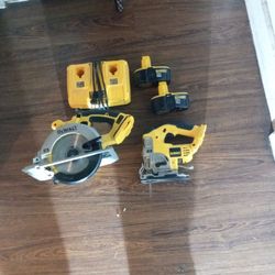 DeWalt 18v Saw Set