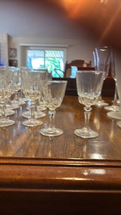 Vintage Princess Crystal glassware