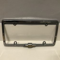 Car tag frame for Chevy