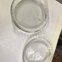 7in & 9in Pyrex Pie Pans