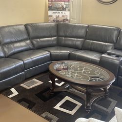 Power recliner sectional