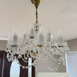 Checkoslovakian Vintage Chandelier, 11 Lights