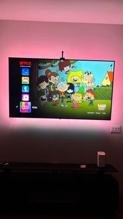 LG 75” 4K Smart TV + Govee LED Backlight – Great Setup