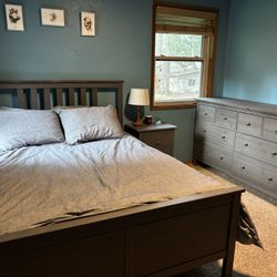 IKEA Bed frame, Nightstand, and Dresser
