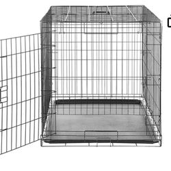 Foldable Metal Wire Dog Crate 