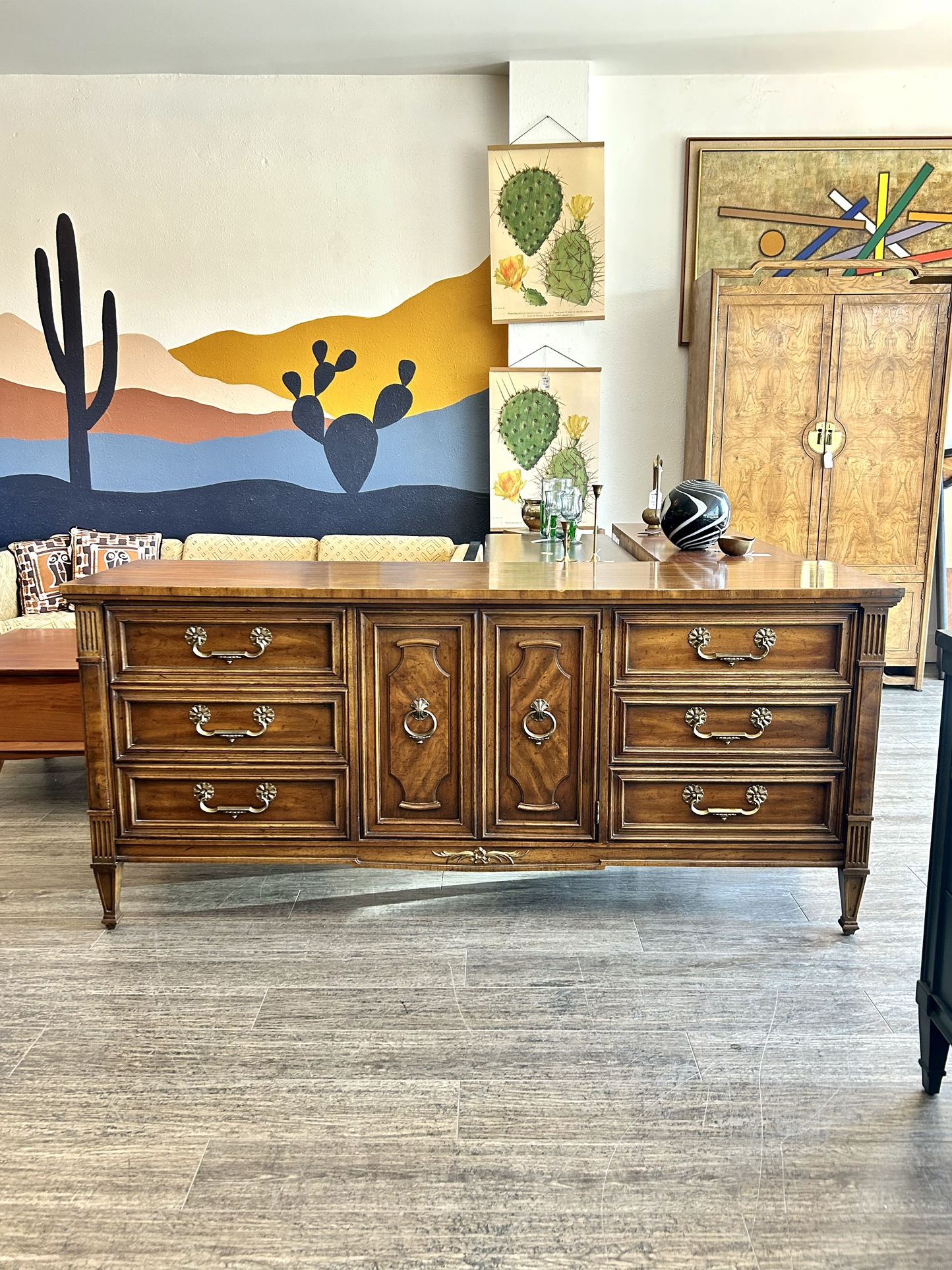 Beautiful Wood Provincial Dresser / Buffet / Sideboard