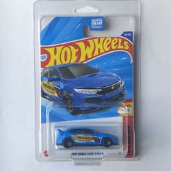 Hot Wheels 2018 Honda Civic Type R Blue HW Then & Now