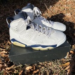 Jordan 6 Retro Midnight Navy🏳️💫Ⓜ️🙌🏻For Sale Size 12 Men🔥👟💥🙌🏻